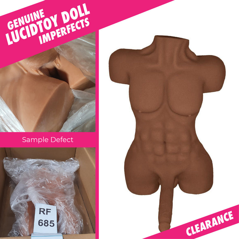 RF685 - Déstockage - Neojoy - King Fighter Poupée sexuelle masculine (Brun) 11.8KG video