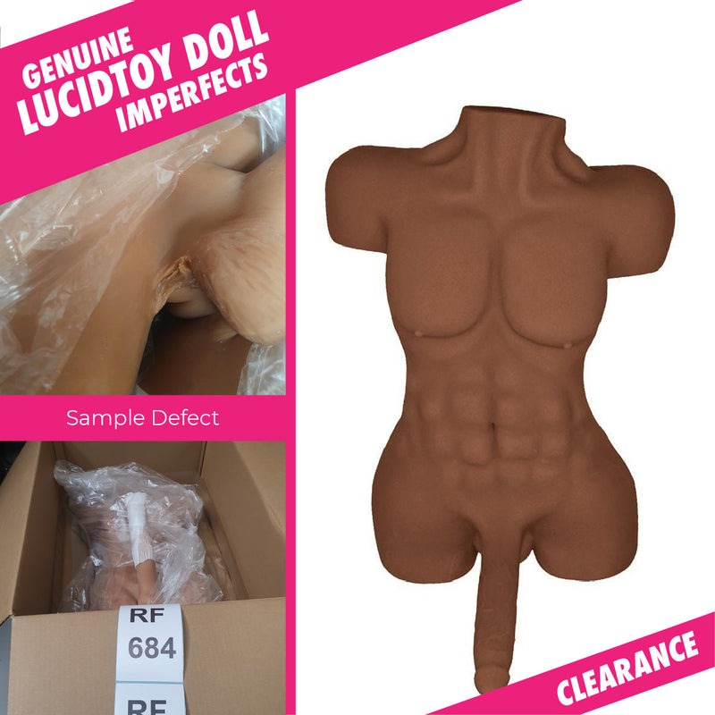 RF684 - Déstockage - Neojoy - King Fighter Poupée sexuelle masculine (Brun) 11.8KG video