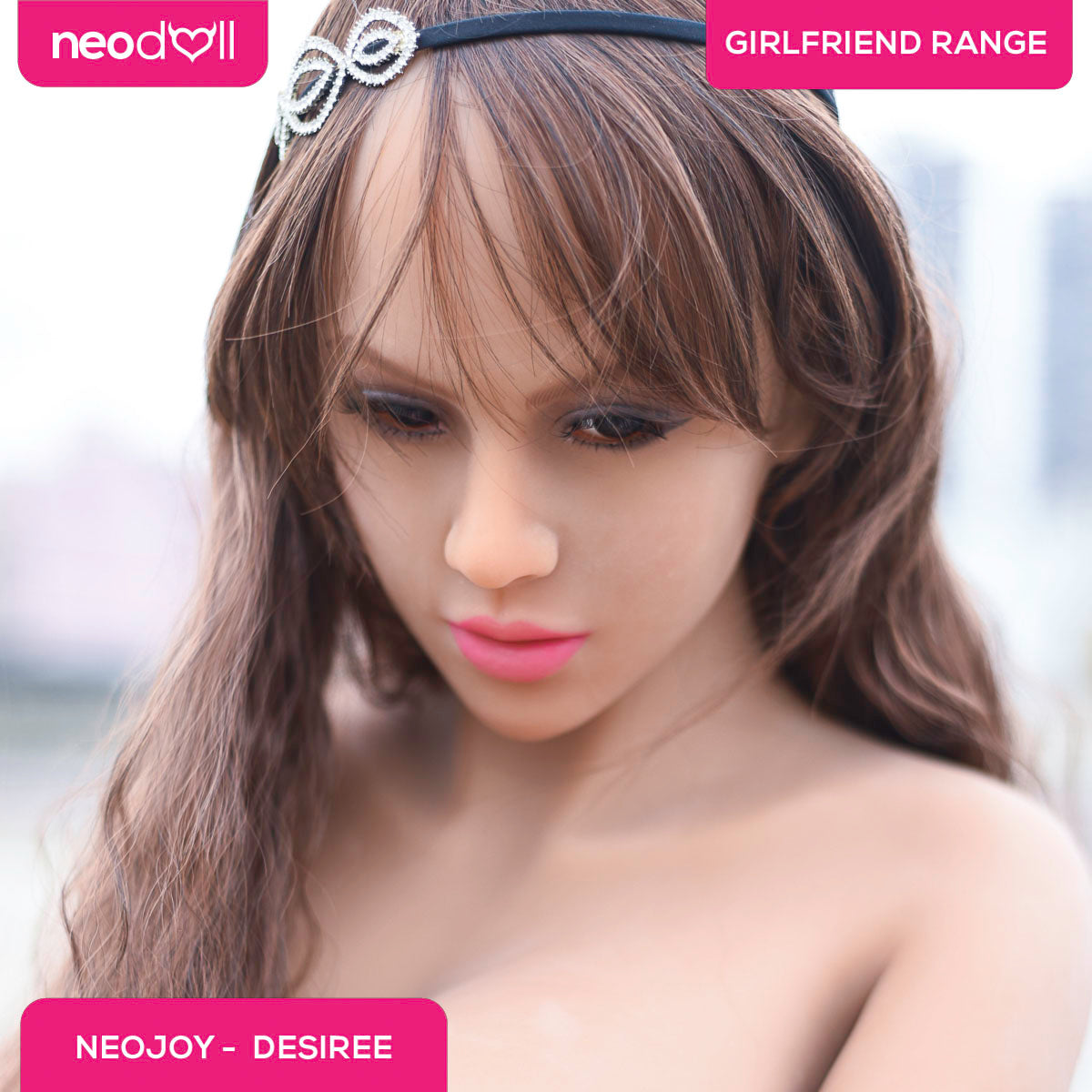 Neodoll Girlfriend Desiree - Poupée de Sexe Réaliste - 165cm - Bronzer