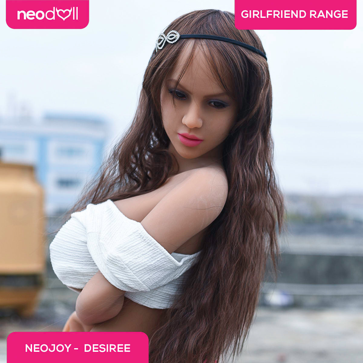 Neodoll Girlfriend Desiree - Poupée de Sexe Réaliste - 165cm - Bronzer