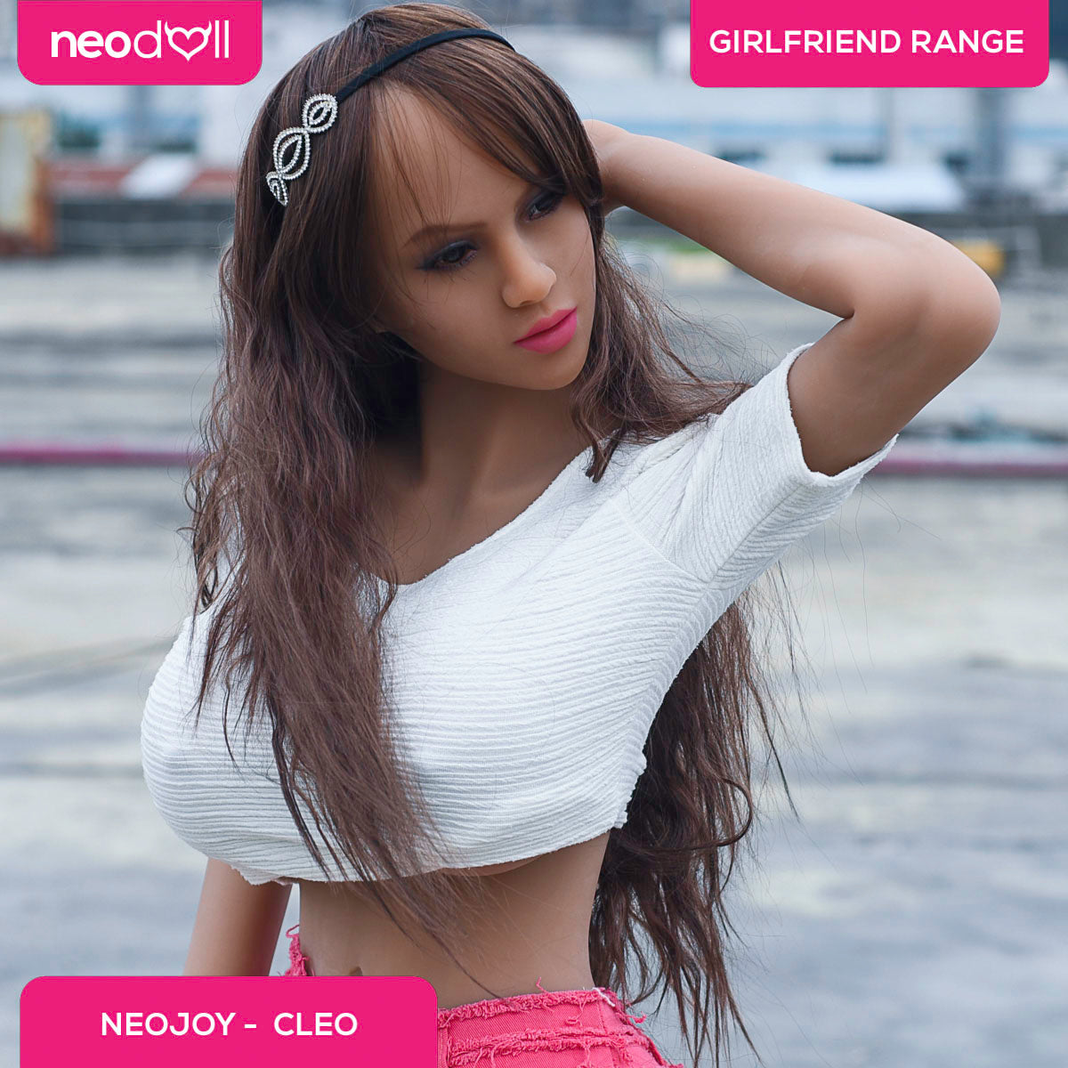 Neodoll Girlfriend Cleo - Poupée de Sexe Réaliste - 165cm - Bronzer