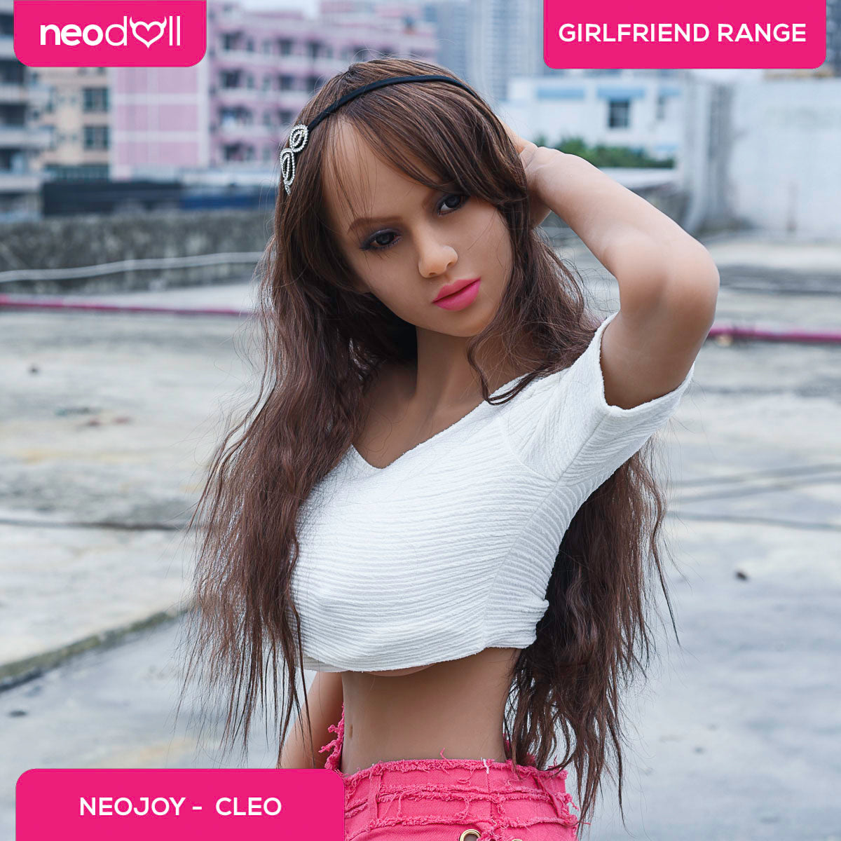 Neodoll Girlfriend Cleo - Poupée de Sexe Réaliste - 165cm - Bronzer