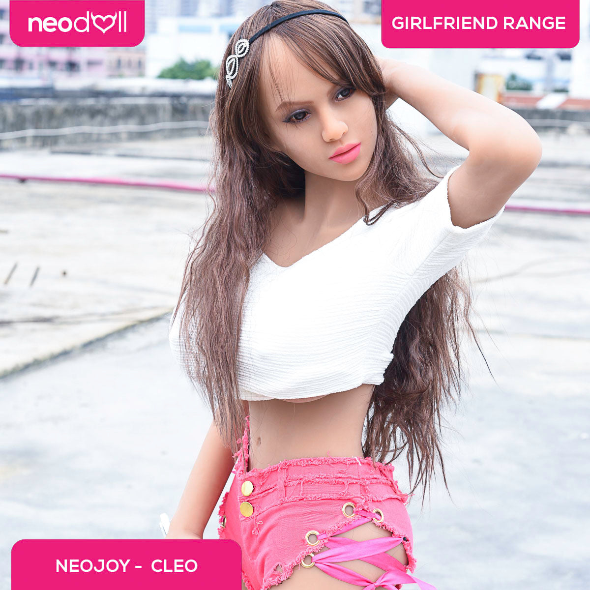 Neodoll Girlfriend Cleo - Poupée de Sexe Réaliste - 165cm - Bronzer