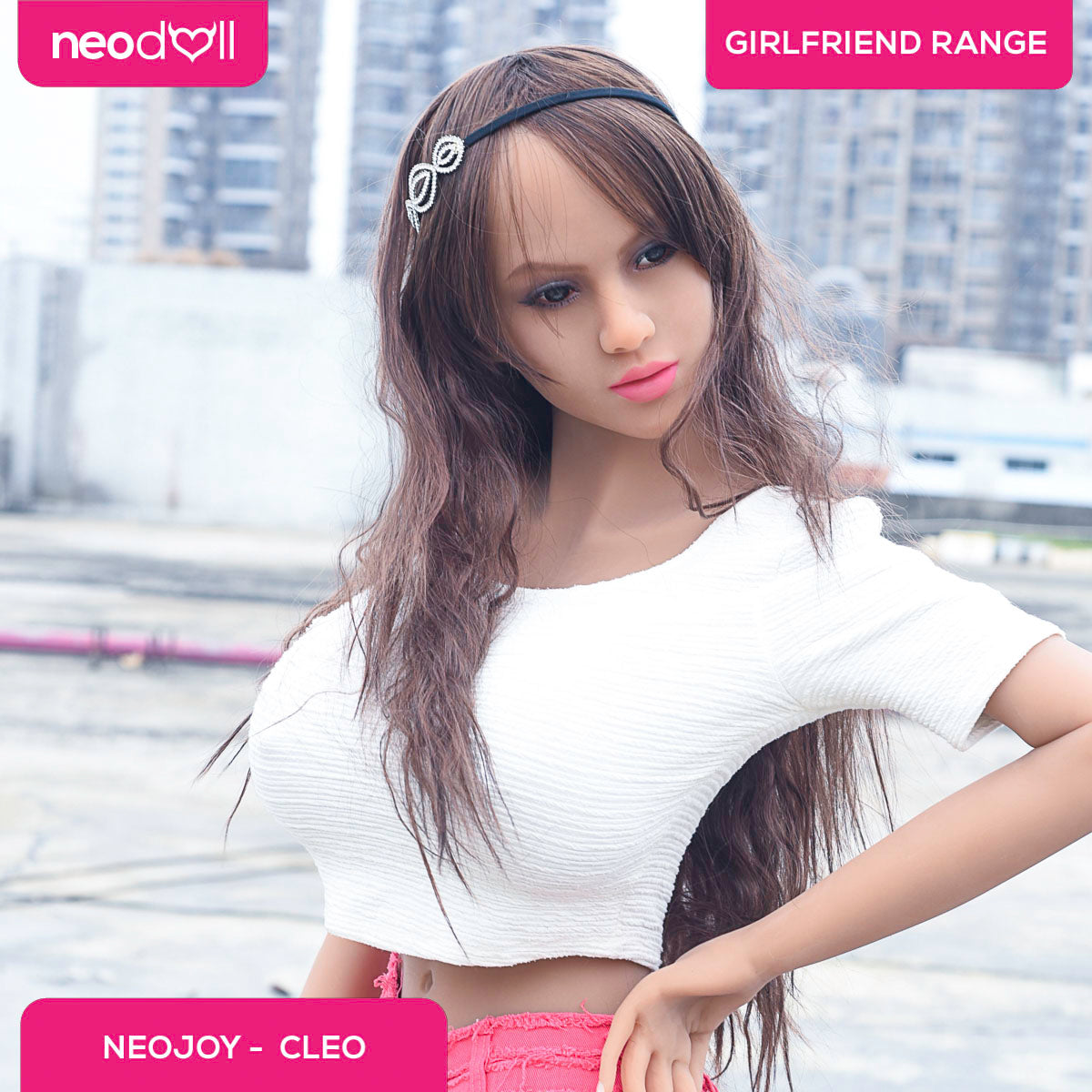 Neodoll Girlfriend Cleo - Poupée de Sexe Réaliste - 165cm - Bronzer
