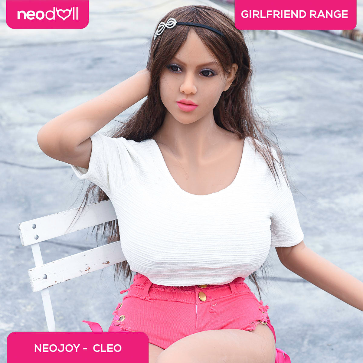 Neodoll Girlfriend Cleo - Poupée de Sexe Réaliste - 165cm - Bronzer