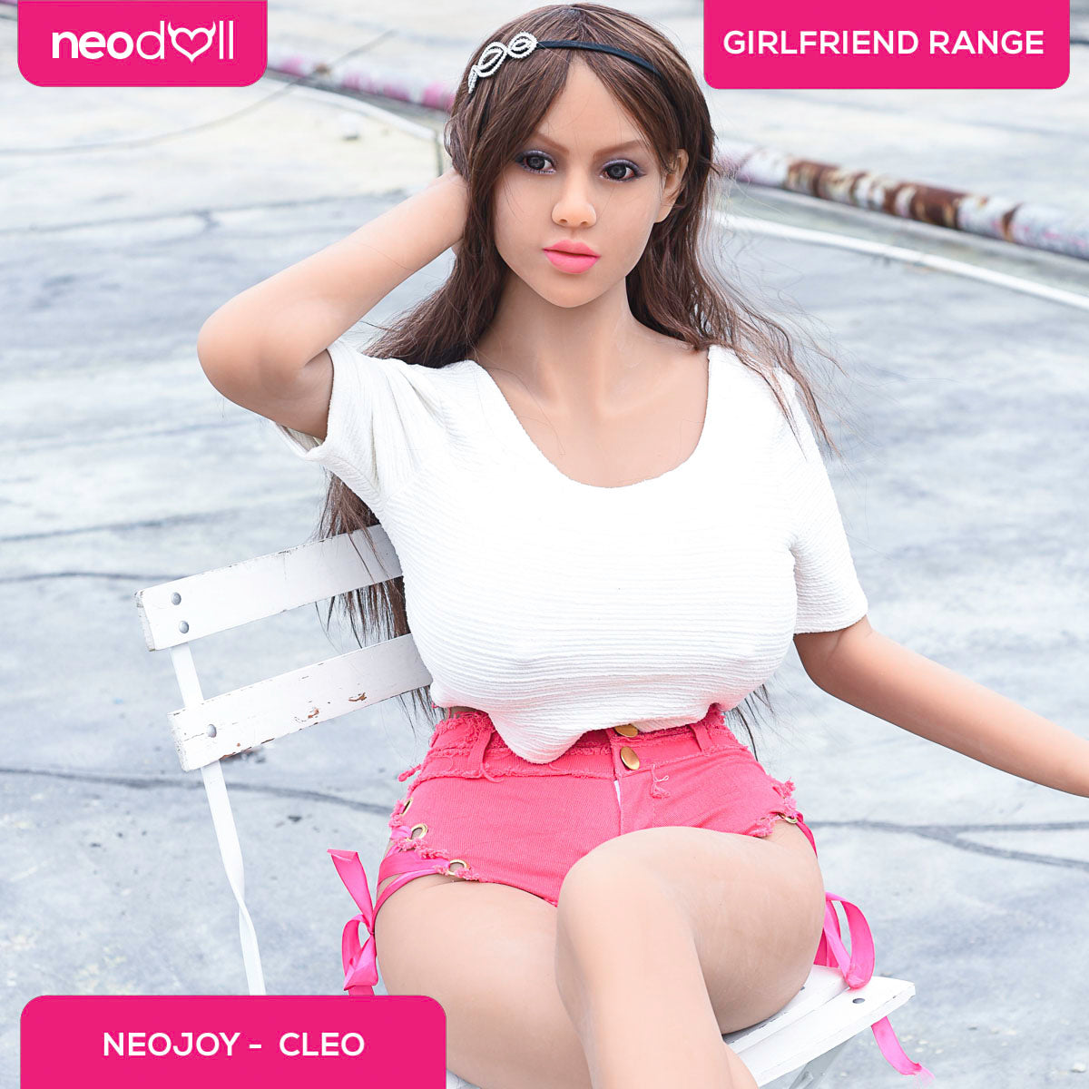 Neodoll Girlfriend Cleo - Poupée de Sexe Réaliste - 165cm - Bronzer
