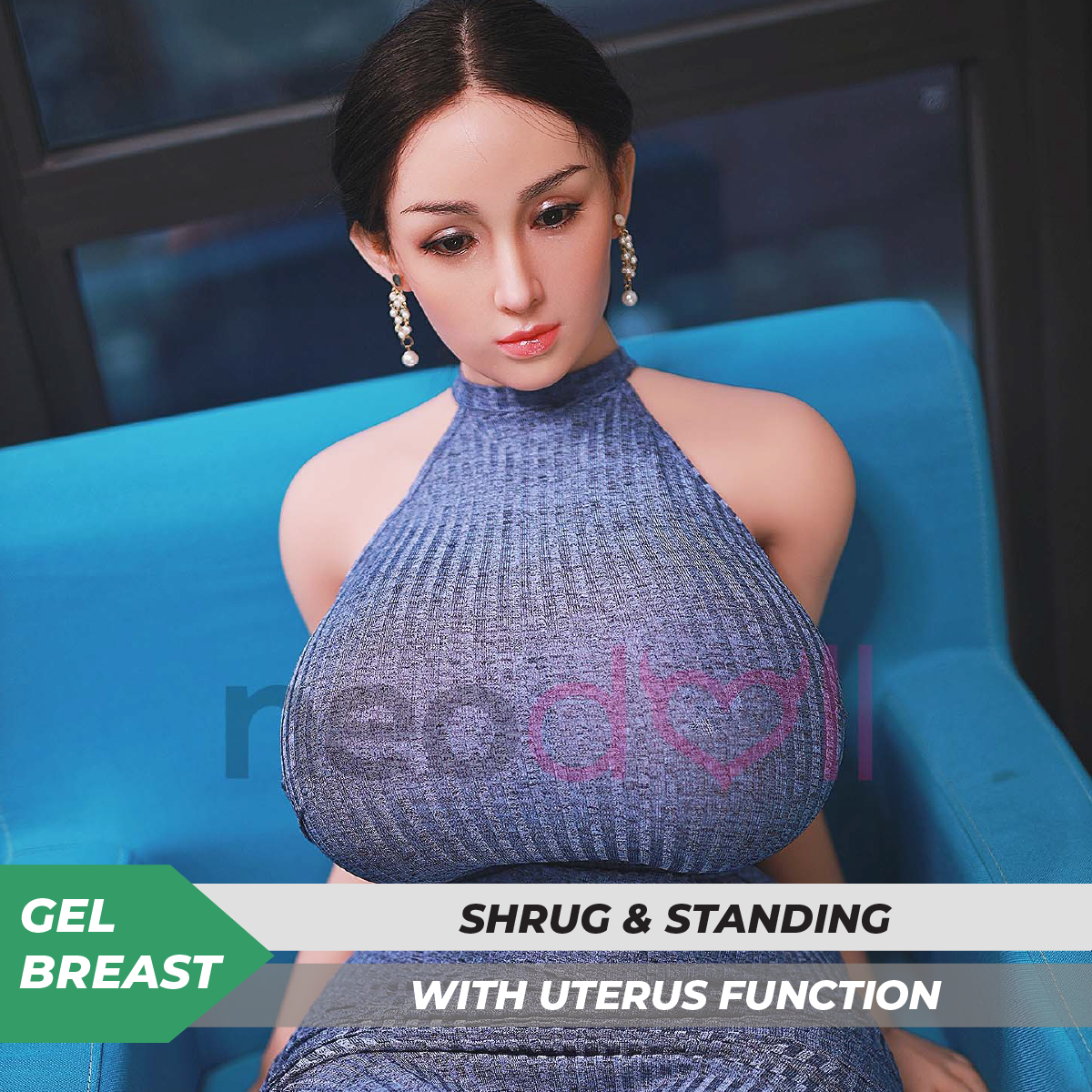 Neodoll Sugar Babe - Laura - Poupée de Sexe Hybride en TPE Silicone - 159cm - Naturel