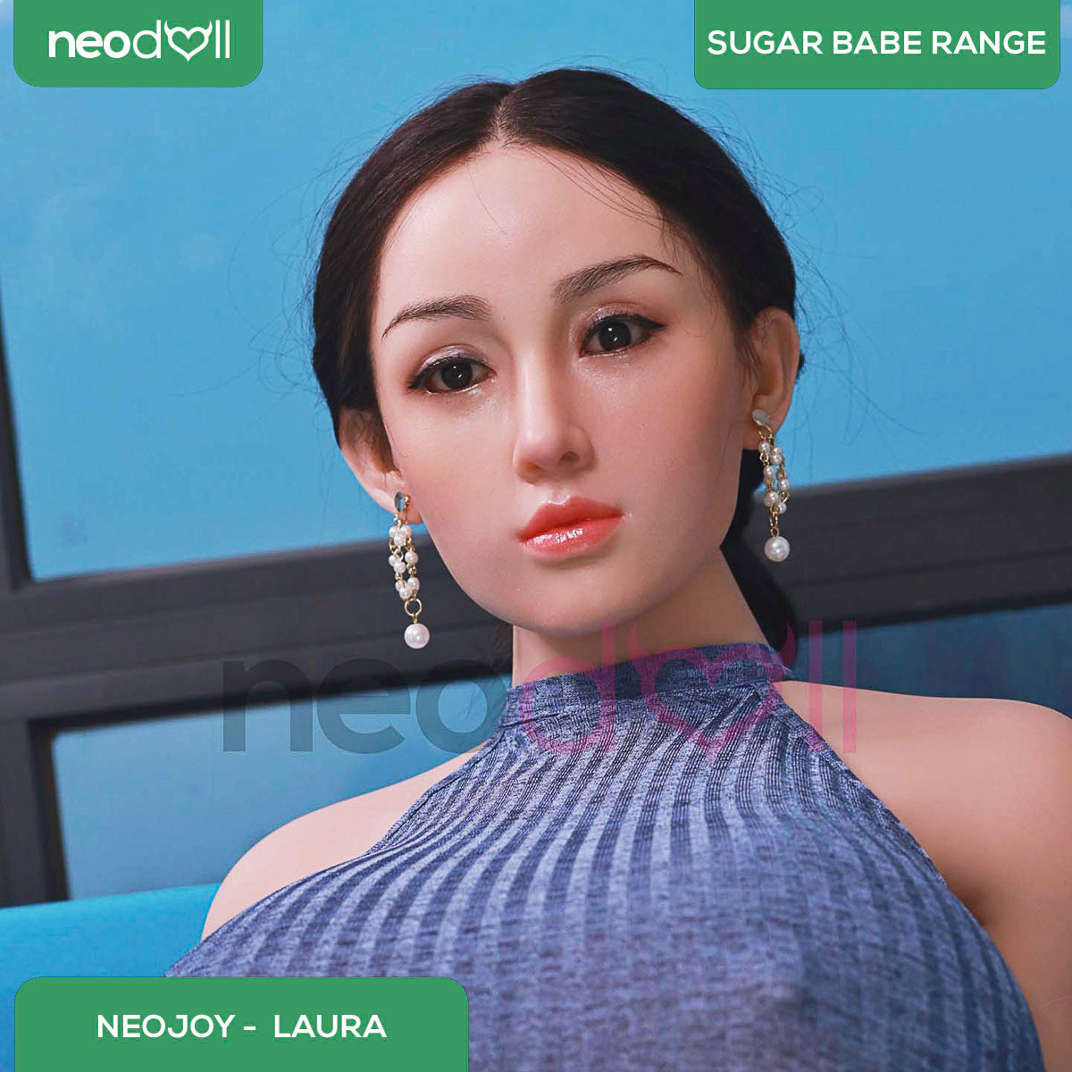 Neodoll Sugar Babe - Laura - Poupée de Sexe Hybride en TPE Silicone - 159cm - Naturel