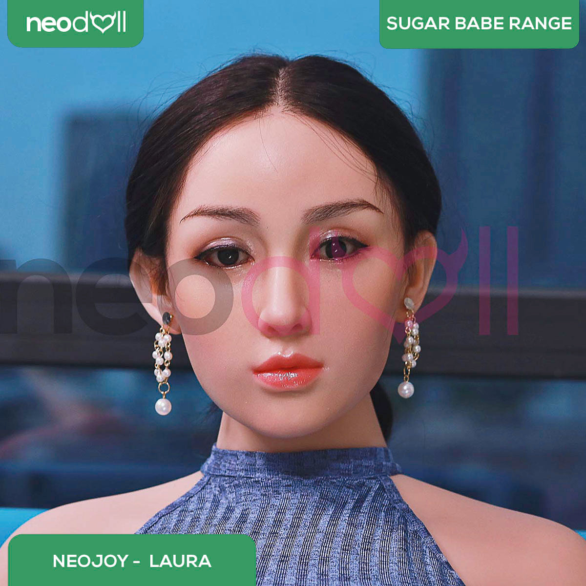 Neodoll Sugar Babe - Laura - Poupée de Sexe Hybride en TPE Silicone - 159cm - Naturel