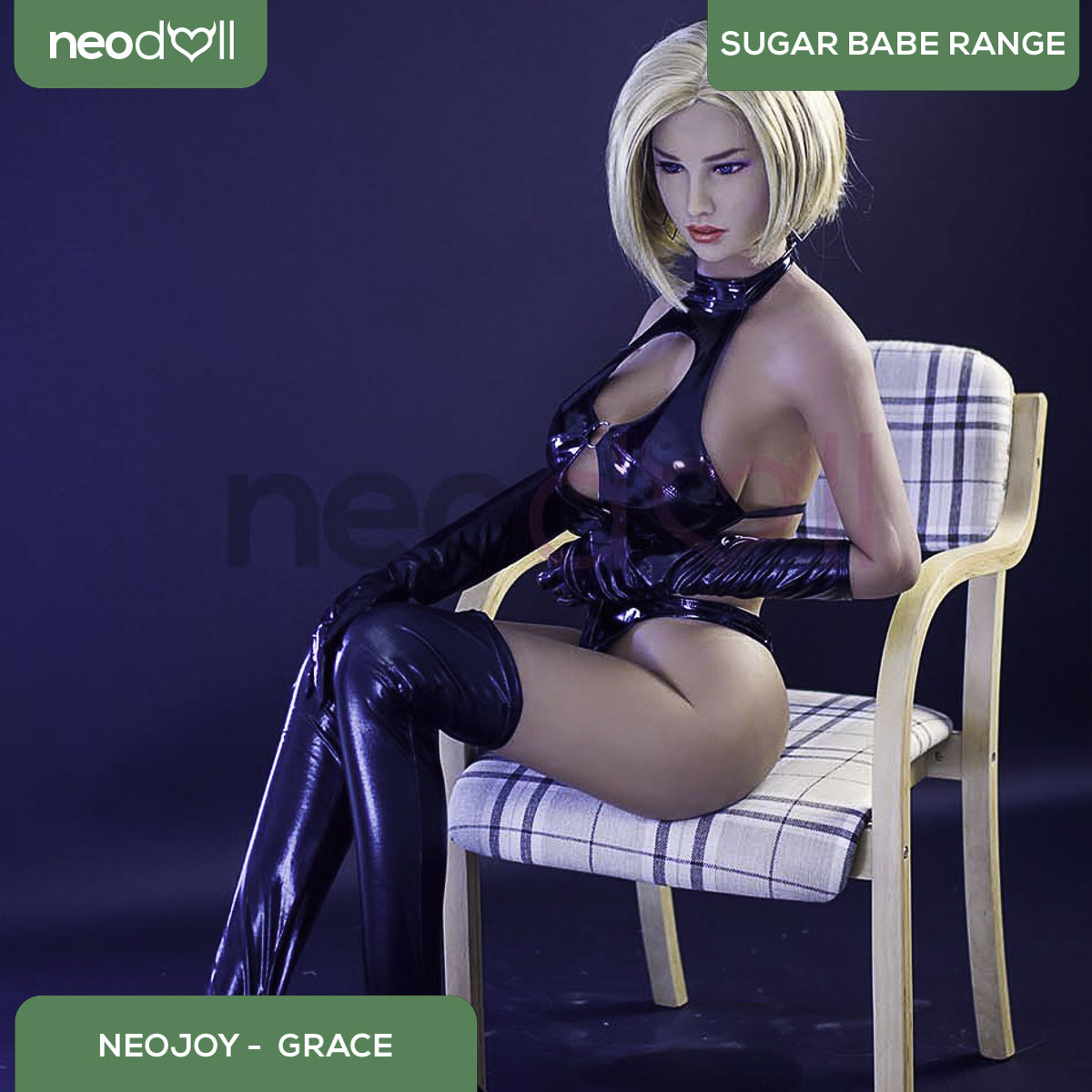 Neodoll Sugar Babe - Grace - Poupée de Sexe Réaliste - Utérus - 165cm - Du blé