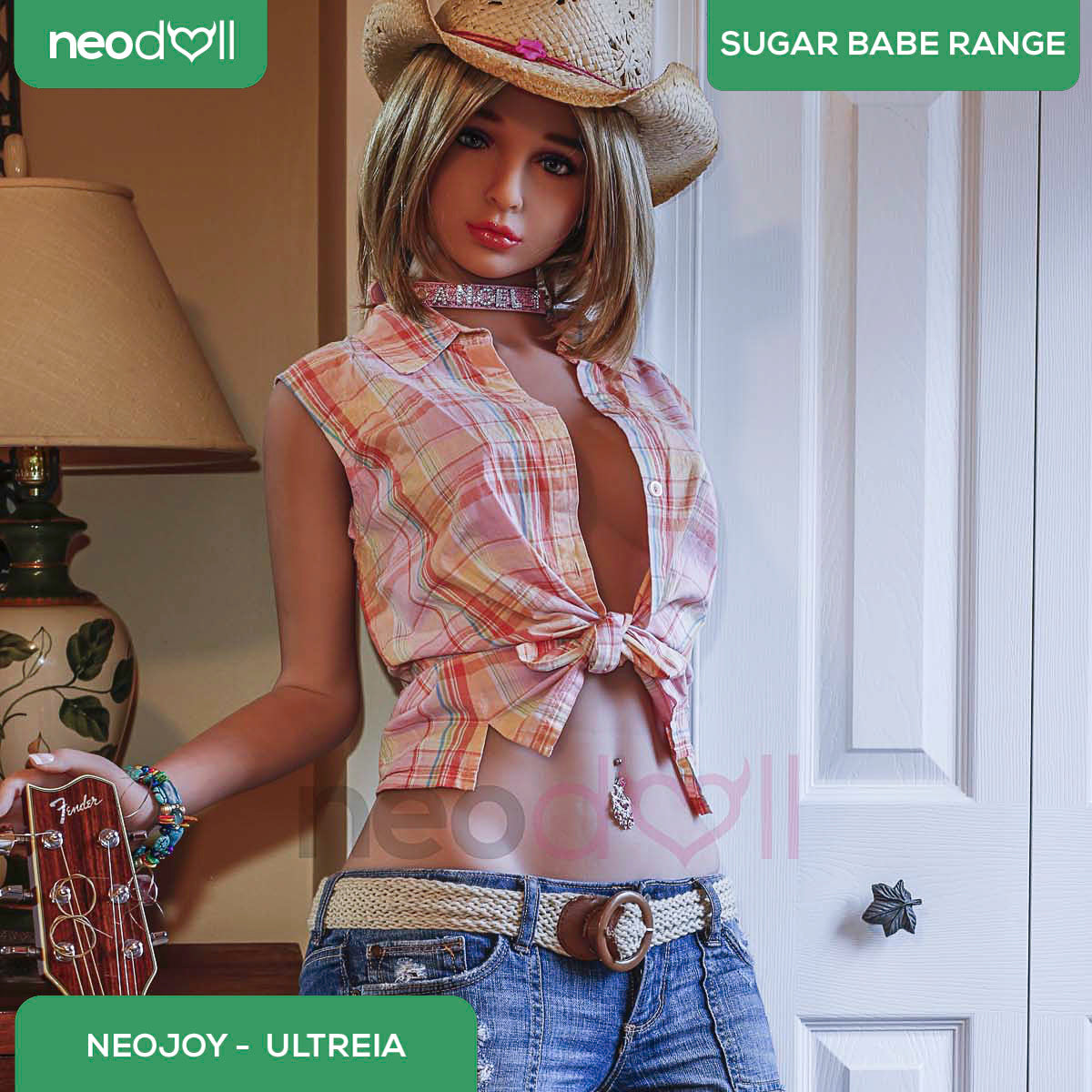 Neodoll Sugar Babe - Ultreia - Poupée de Sexe Réaliste - Utérus - 168cm - Bronzer