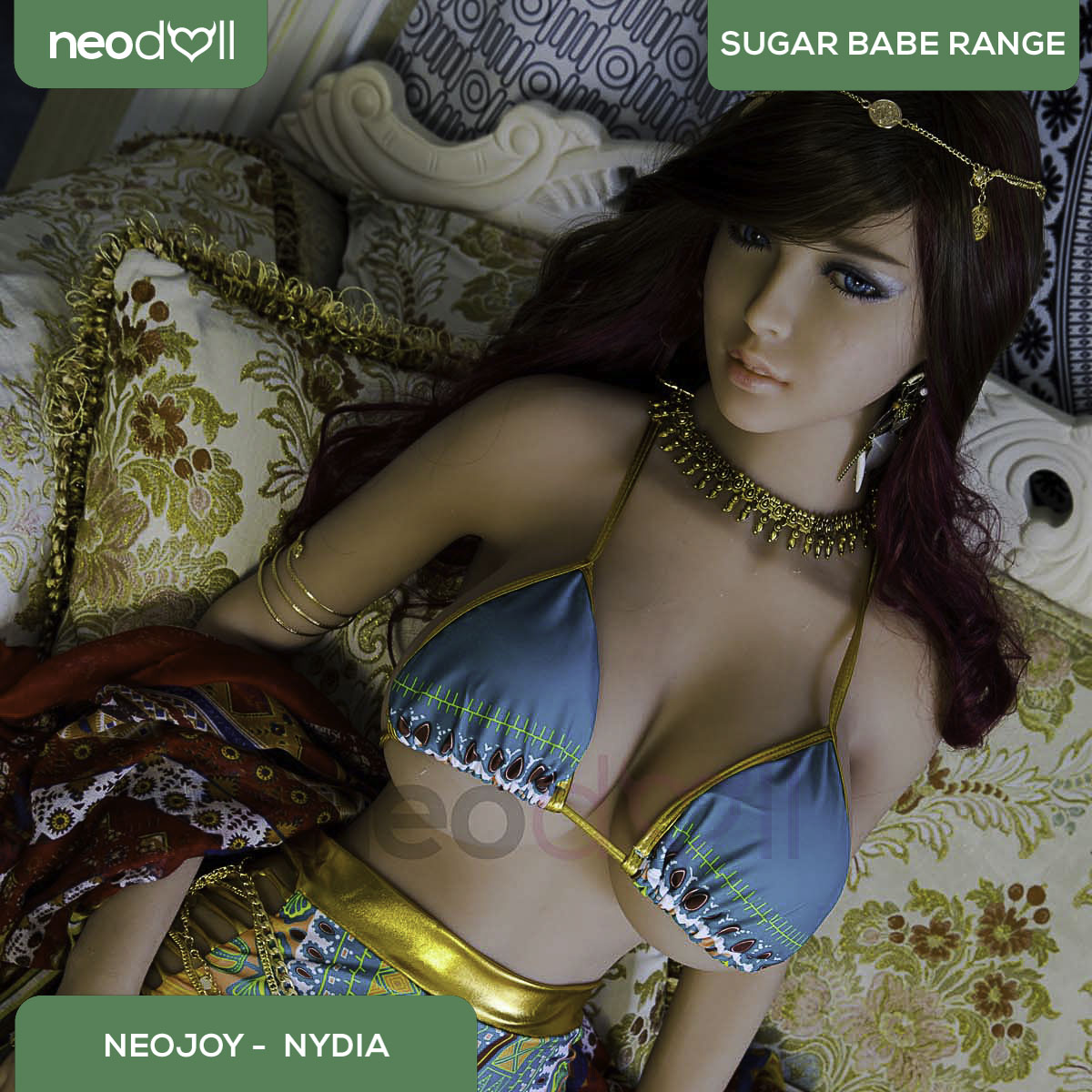 Neodoll Sugar Babe - Nydia - Poupée de Sexe Réaliste - Utérus - 170cm - Bronzer