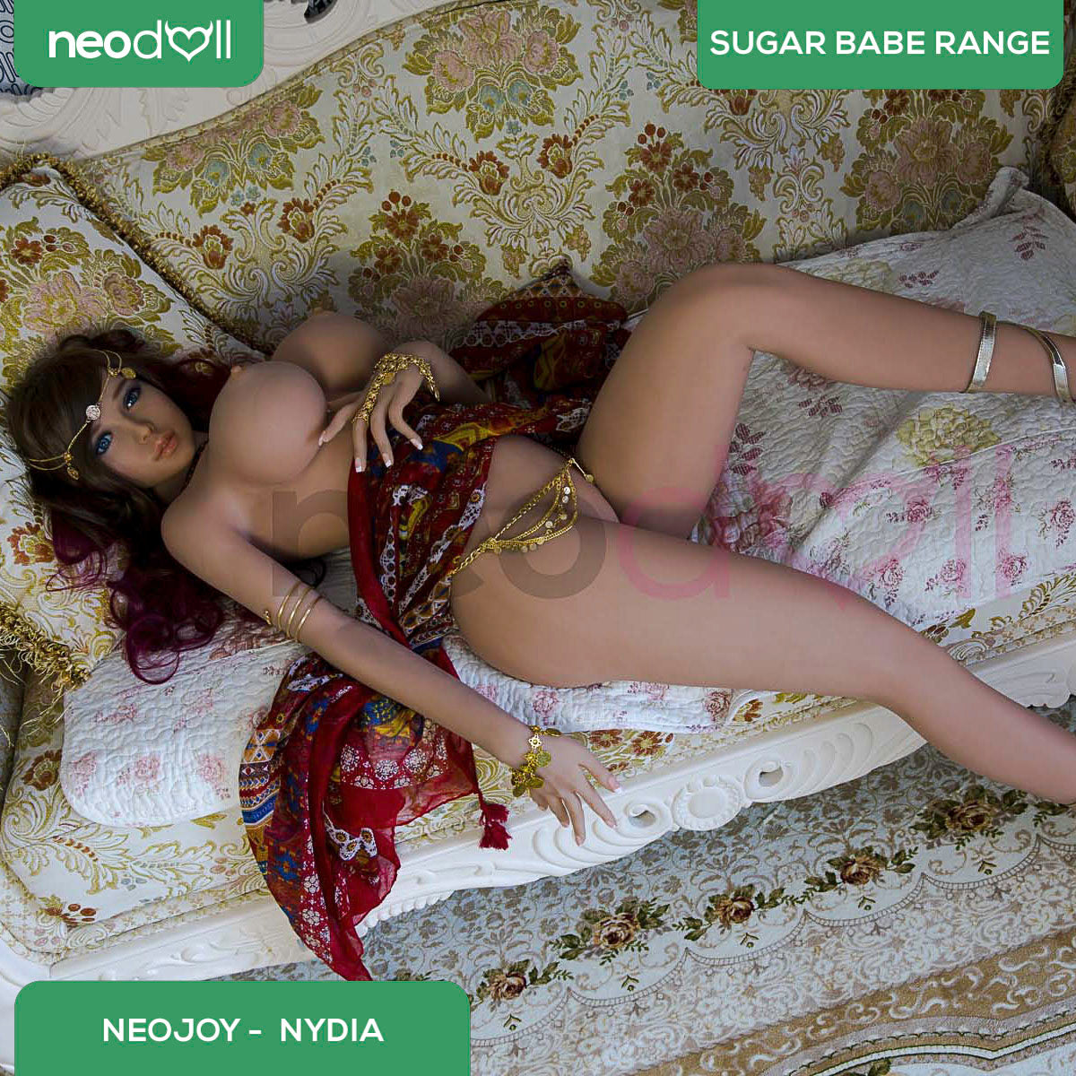Neodoll Sugar Babe - Nydia - Poupée de Sexe Réaliste - Utérus - 170cm - Bronzer