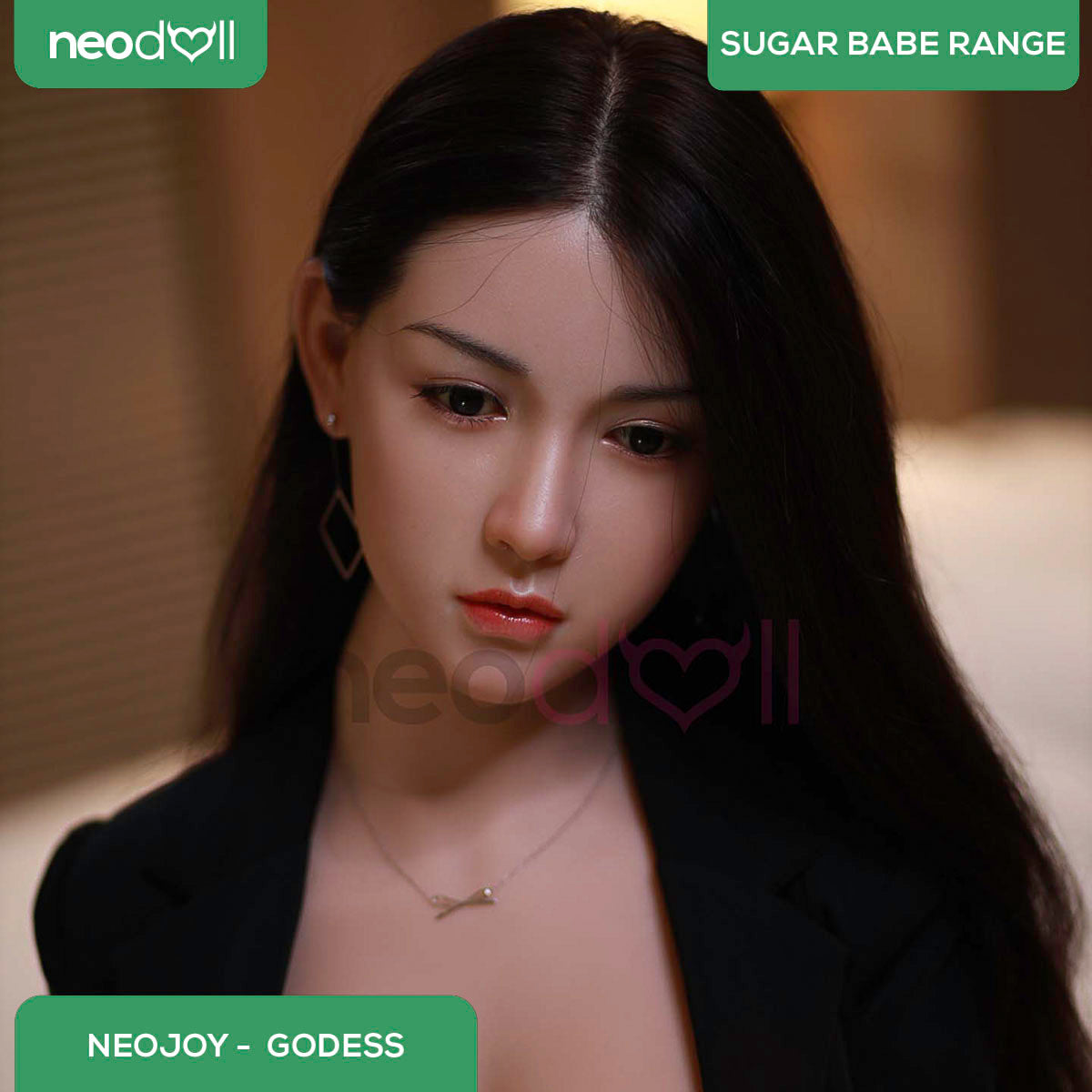 Neodoll Sugar babe - Godess - Poupée de Sexe Hybride en TPE Silicone - 170cm - Gel Sein - Utérus - Naturel