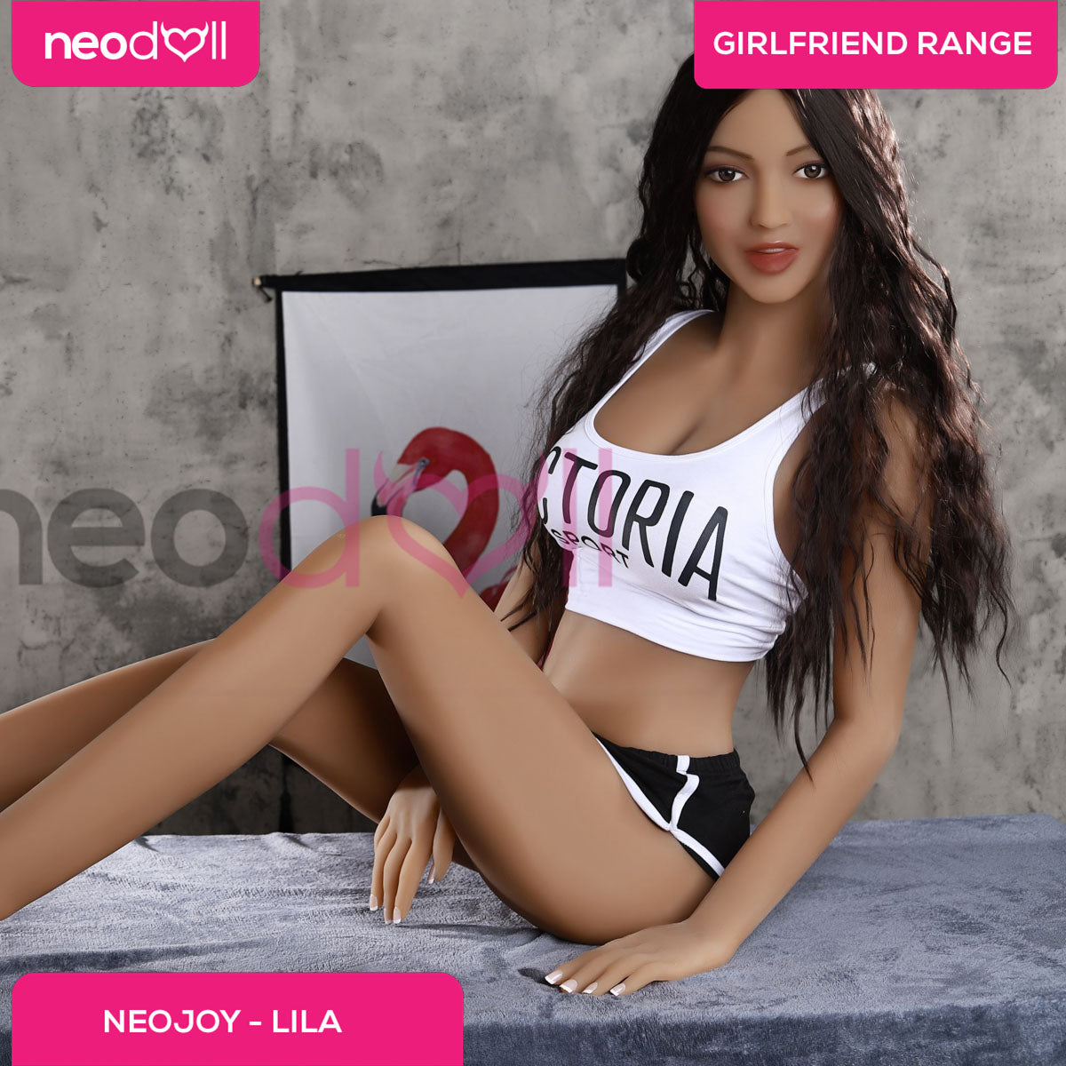 Neodoll Girlfriend Lila - Poupée de Sexe Réaliste - 163cm - Bronzer