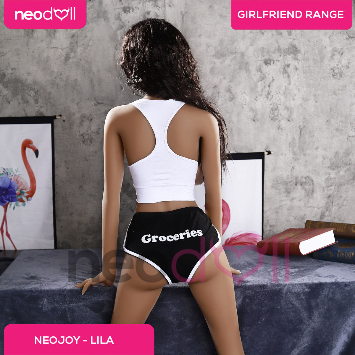 Neodoll Girlfriend Lila - Poupée de Sexe Réaliste - 163cm - Bronzer