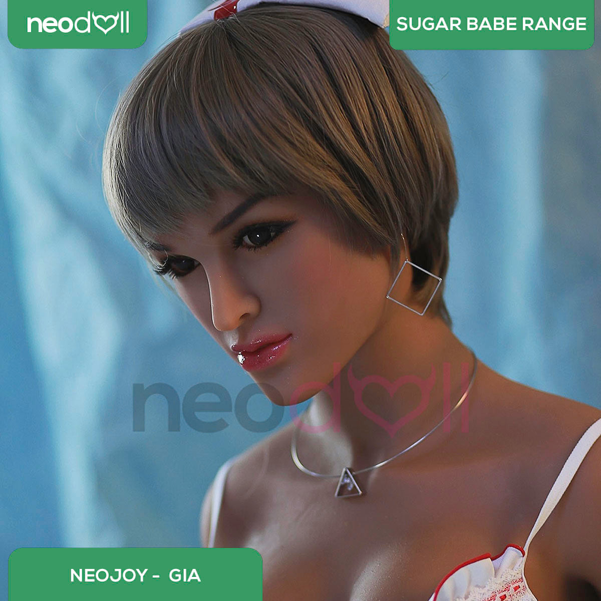 Neodoll Sugar Babe - Kaylin - Poupée de Sexe Réaliste - Utérus - 168cm - Bronzer