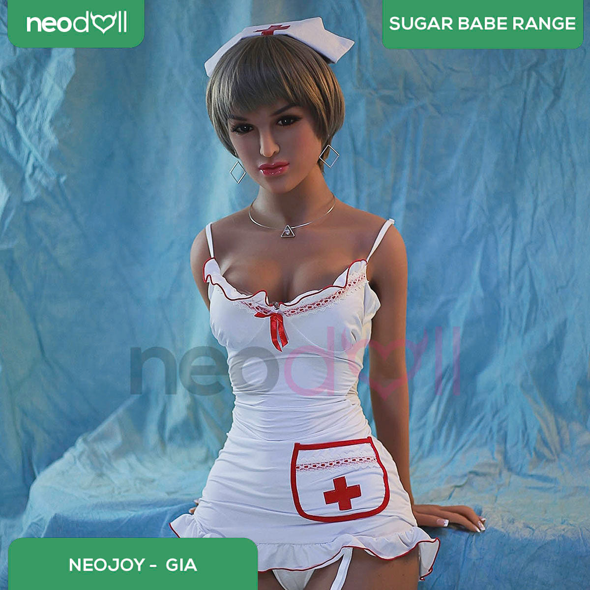 Neodoll Sugar Babe - Kaylin - Poupée de Sexe Réaliste - Utérus - 168cm - Bronzer