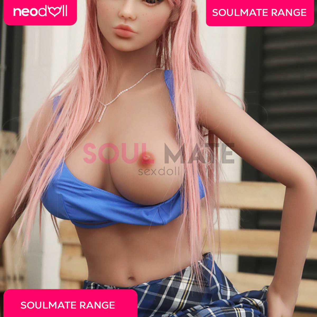 SoulMate - Diana Elf - Poupée de Sexe Réaliste - 148cm - Brun Clair