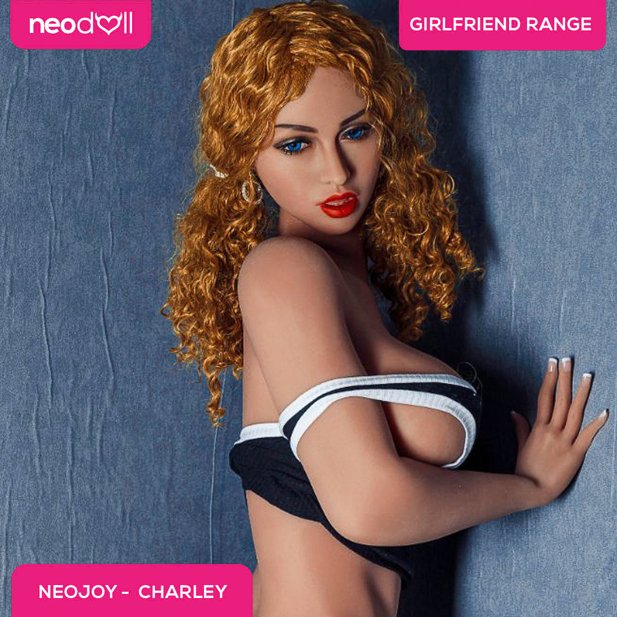 Neodoll Girlfriend Charley - Poupée de Sexe Réaliste - Gros Corps - 162cm - Bronzer