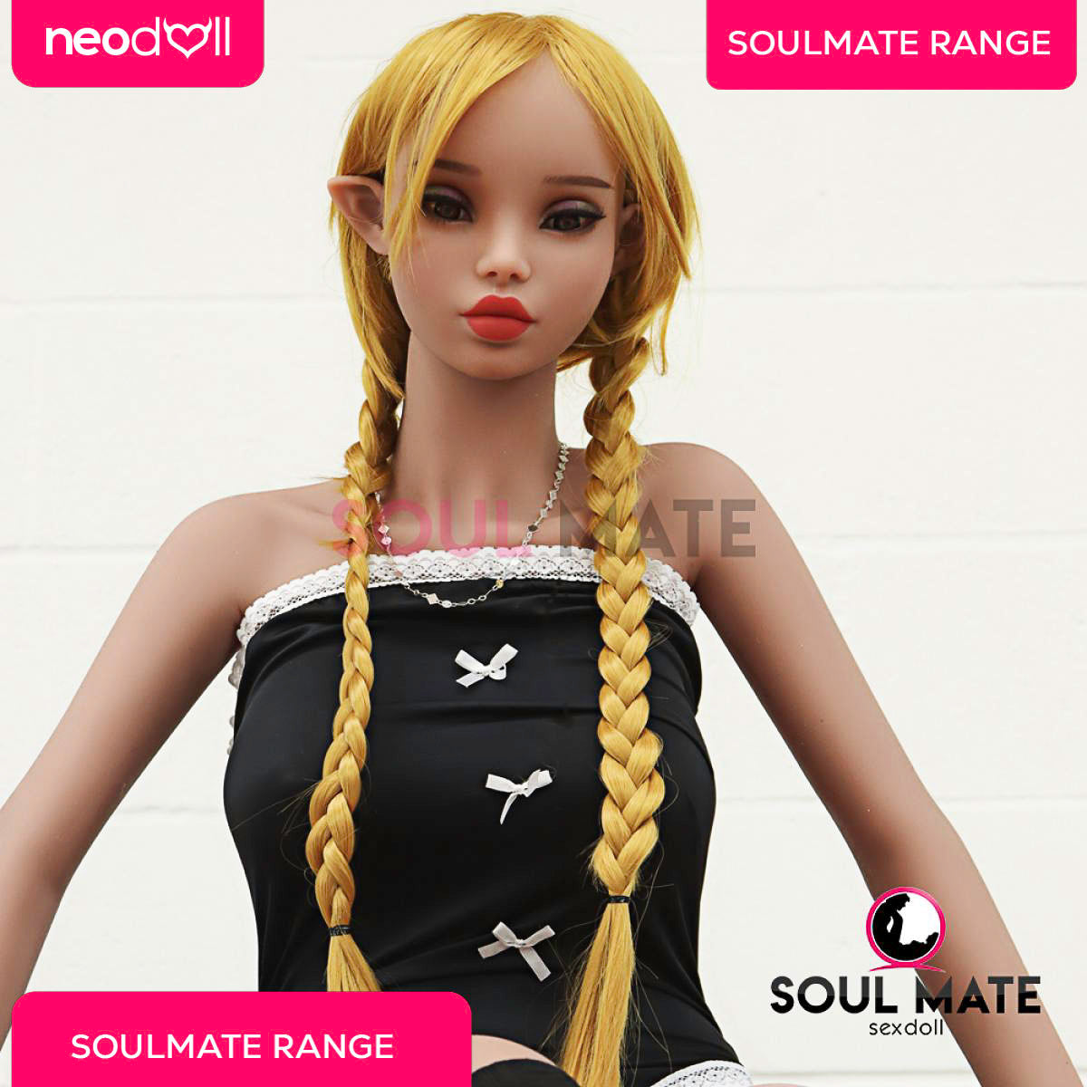 SoulMate - Elf Eden - Poupée de Sexe Réaliste - 148cm - Brun Clair