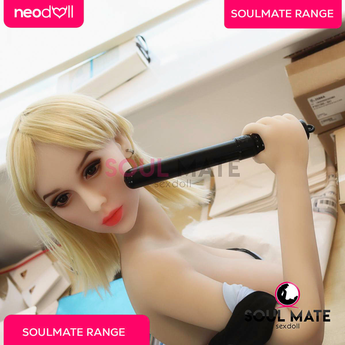 SoulMate - Alexis - Poupée de Sexe Réaliste - 158cm - Blanche