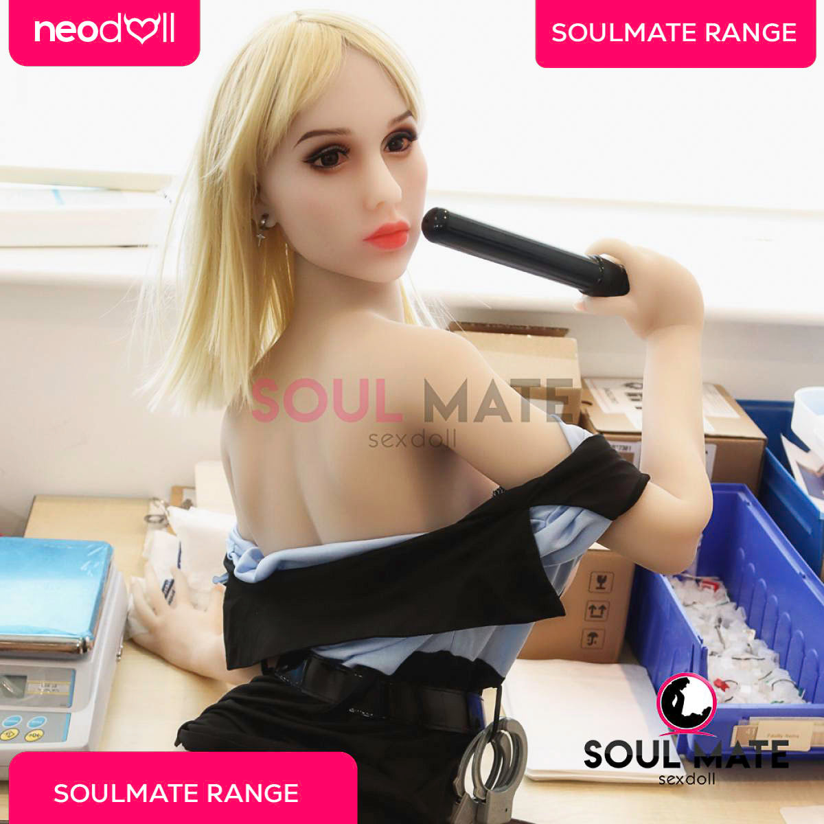 SoulMate - Alexis - Poupée de Sexe Réaliste - 158cm - Blanche