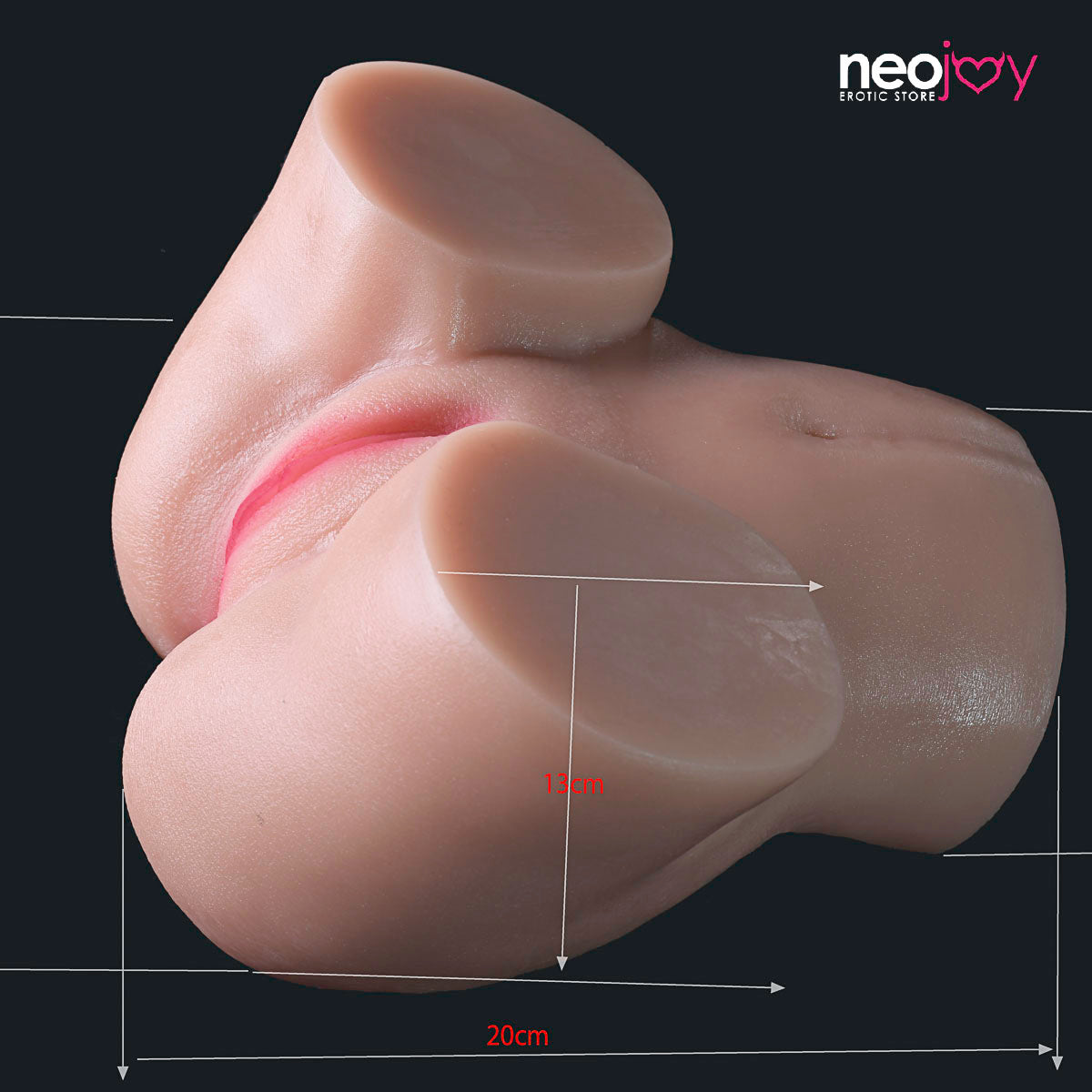 Neodoll Allure - Jolie poupée à grosses fesses, texture naturelle - 2,4 kg - Tan