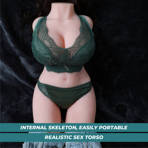 YQ Doll â Torse de PoupÃ©e Sexuelle RÃ©aliste â 8 kg â Naturel