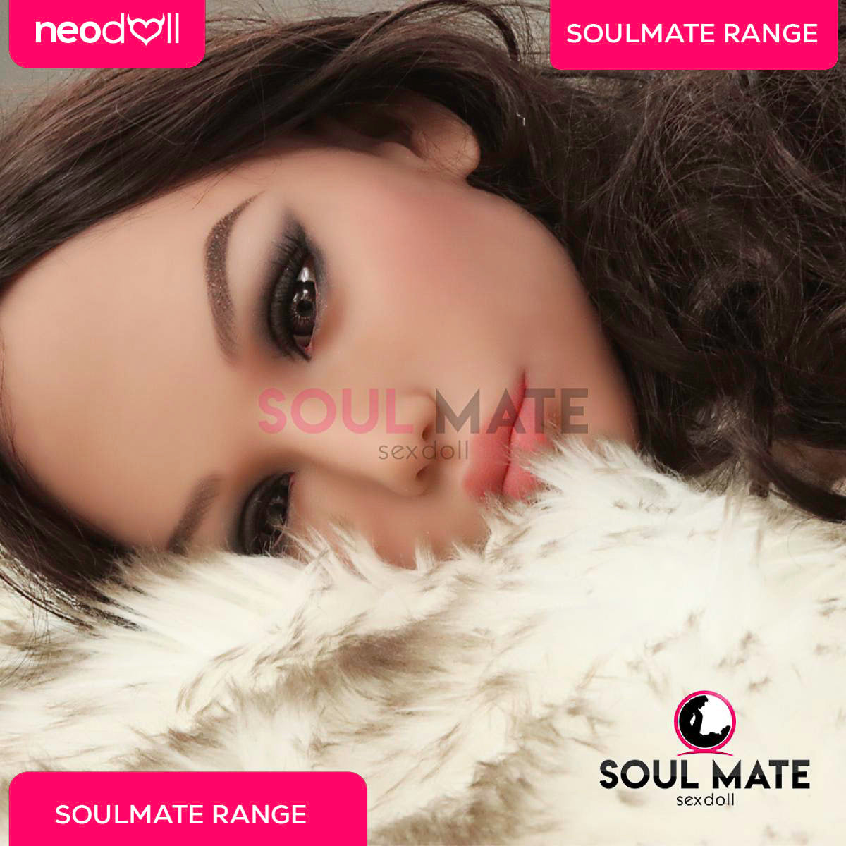 SoulMate Dolls - Arabella Tête avec Torse de Poupée Sexuelle - Brun Clair