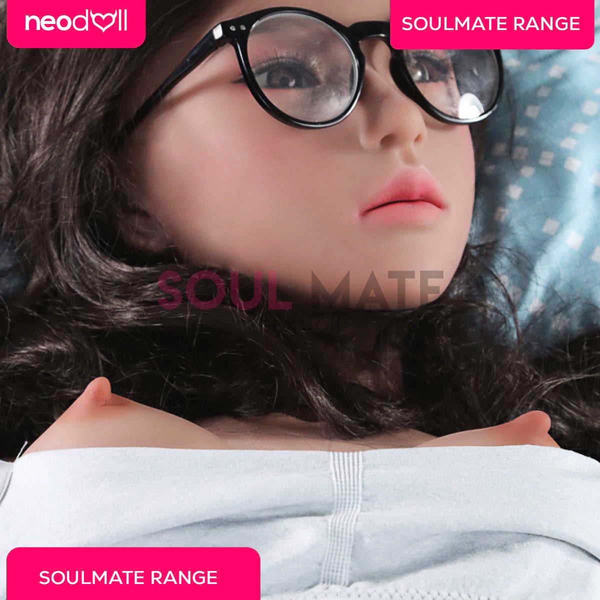 SoulMate Dolls - Callie Tête avec Torse de Poupée Sexuelle - Brun Clair
