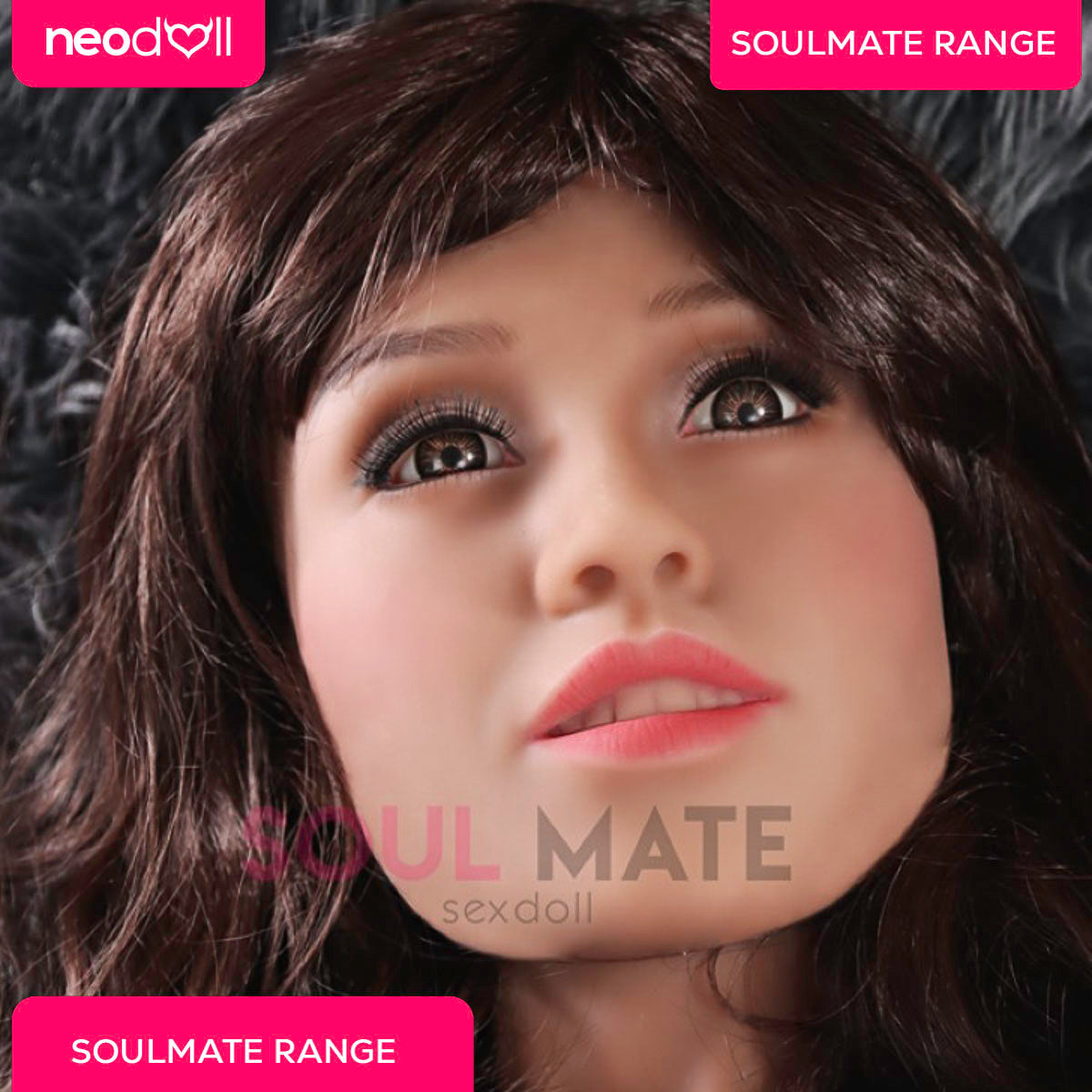 SoulMate Dolls - Elliana Tête avec Torse de Poupée Sexuelle - Brun Clair