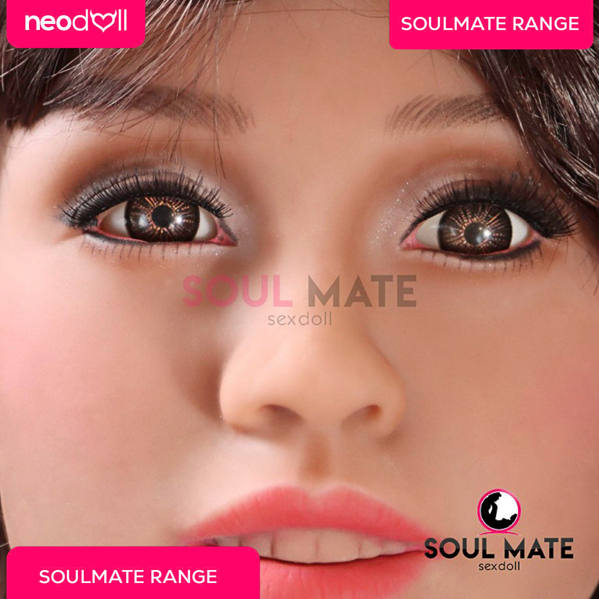 SoulMate Dolls - Elliana Tête avec Torse de Poupée Sexuelle - Brun Clair