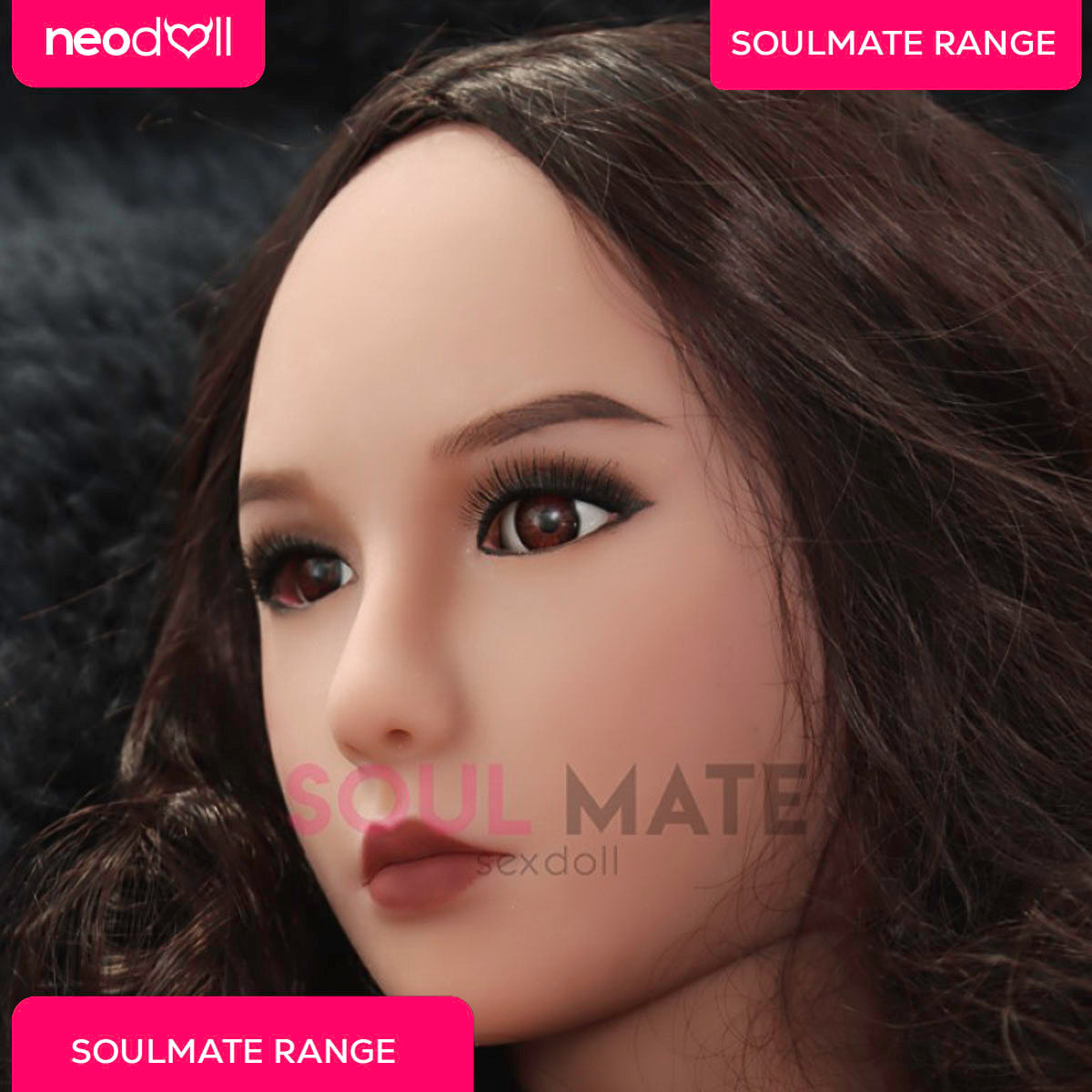 SoulMate Dolls - Emersyn Tête avec Torse de Poupée Sexuelle - Brun Clair