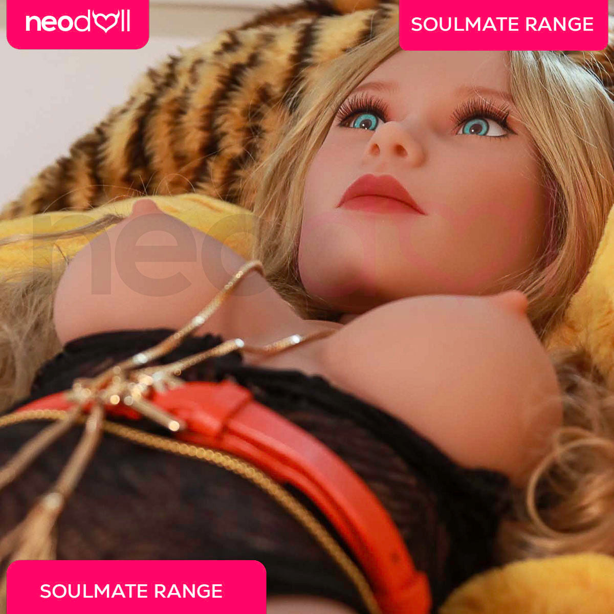 SoulMate Dolls - Eva - Torse de Poupée Sexuelle - Brun Clair