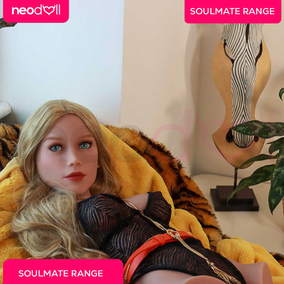 SoulMate Dolls - Eva - Torse de Poupée Sexuelle - Brun Clair