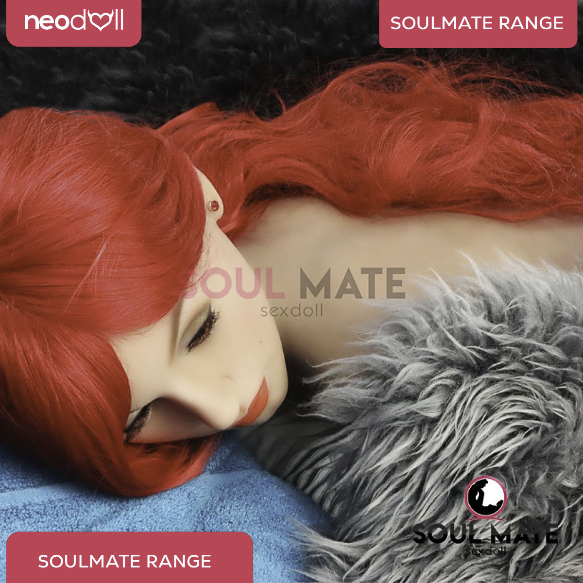 SoulMate Dolls - Kimberly Tête avec Torse de Poupée Sexuelle - Brun Clair