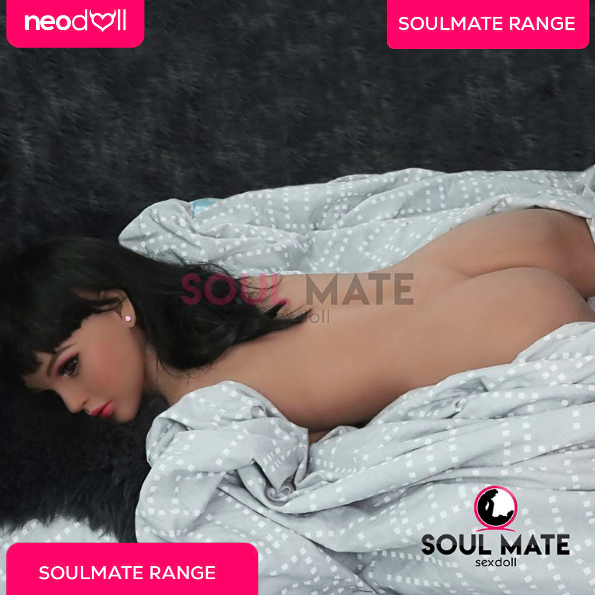 SoulMate Dolls - Teagan Tête avec Torse de Poupée Sexuelle - Brun Clair