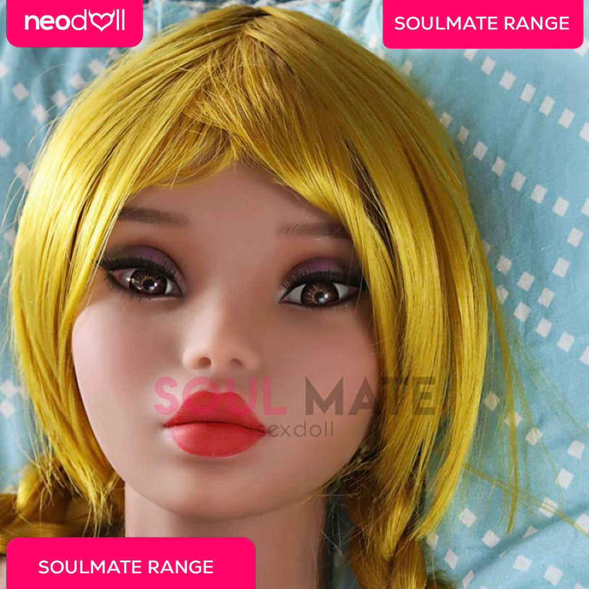 SoulMate Dolls - Eden Tête avec Torse de Poupée Sexuelle - Brun Clair