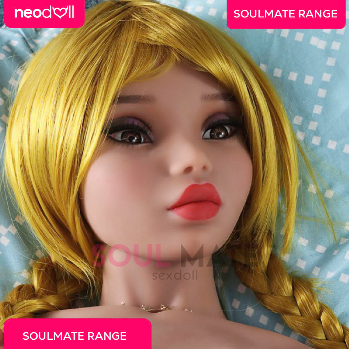 SoulMate Dolls - Eden Tête avec Torse de Poupée Sexuelle - Brun Clair