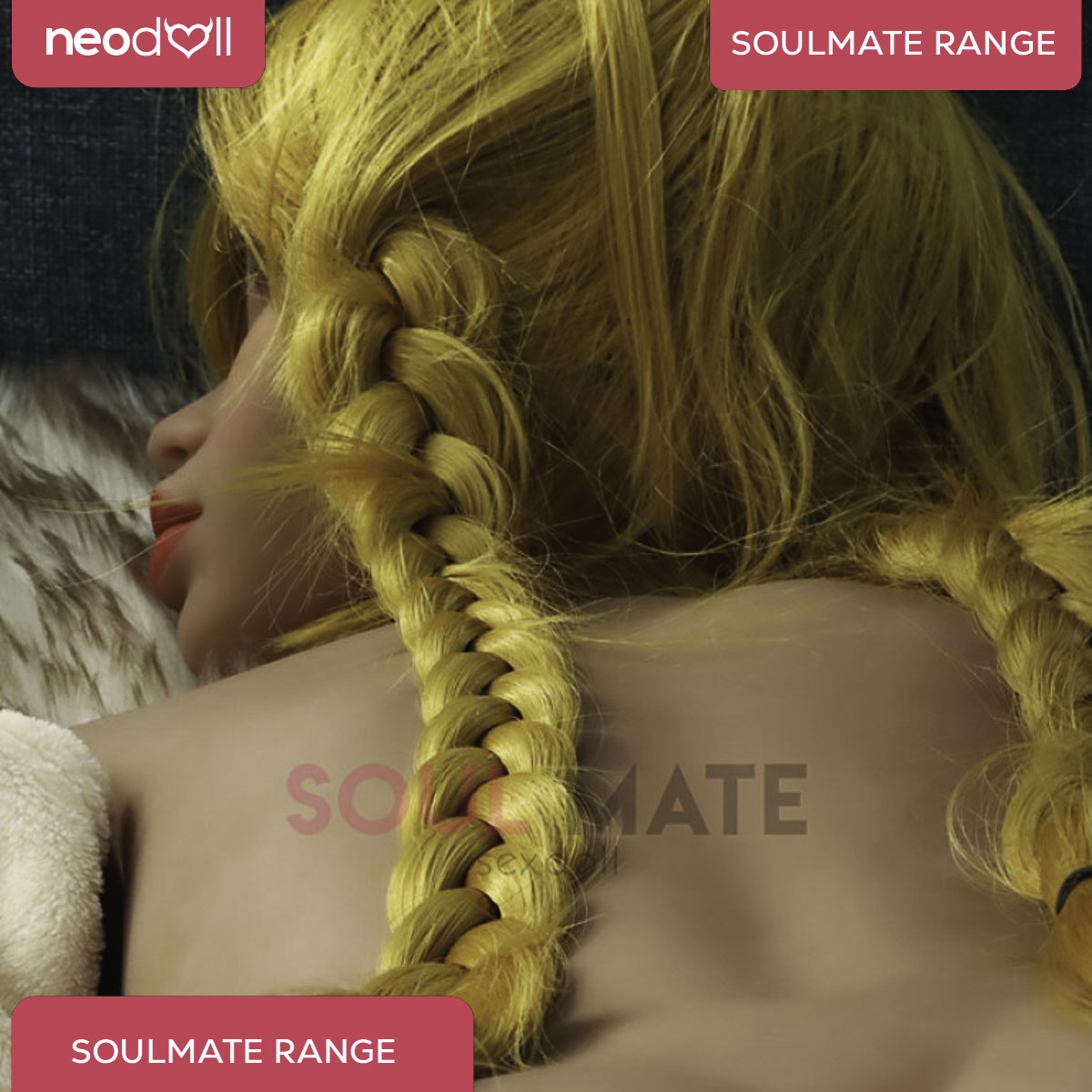 SoulMate Dolls - Eden Tête avec Torse de Poupée Sexuelle - Brun Clair