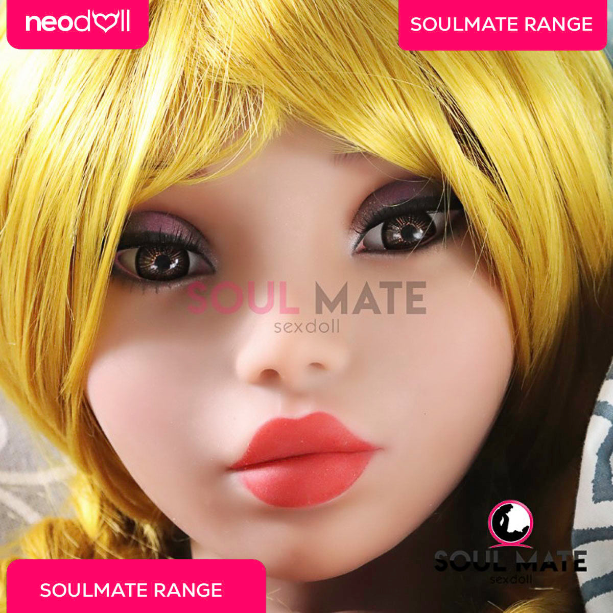SoulMate Dolls - Eden Tête avec Torse de Poupée Sexuelle - Brun Clair