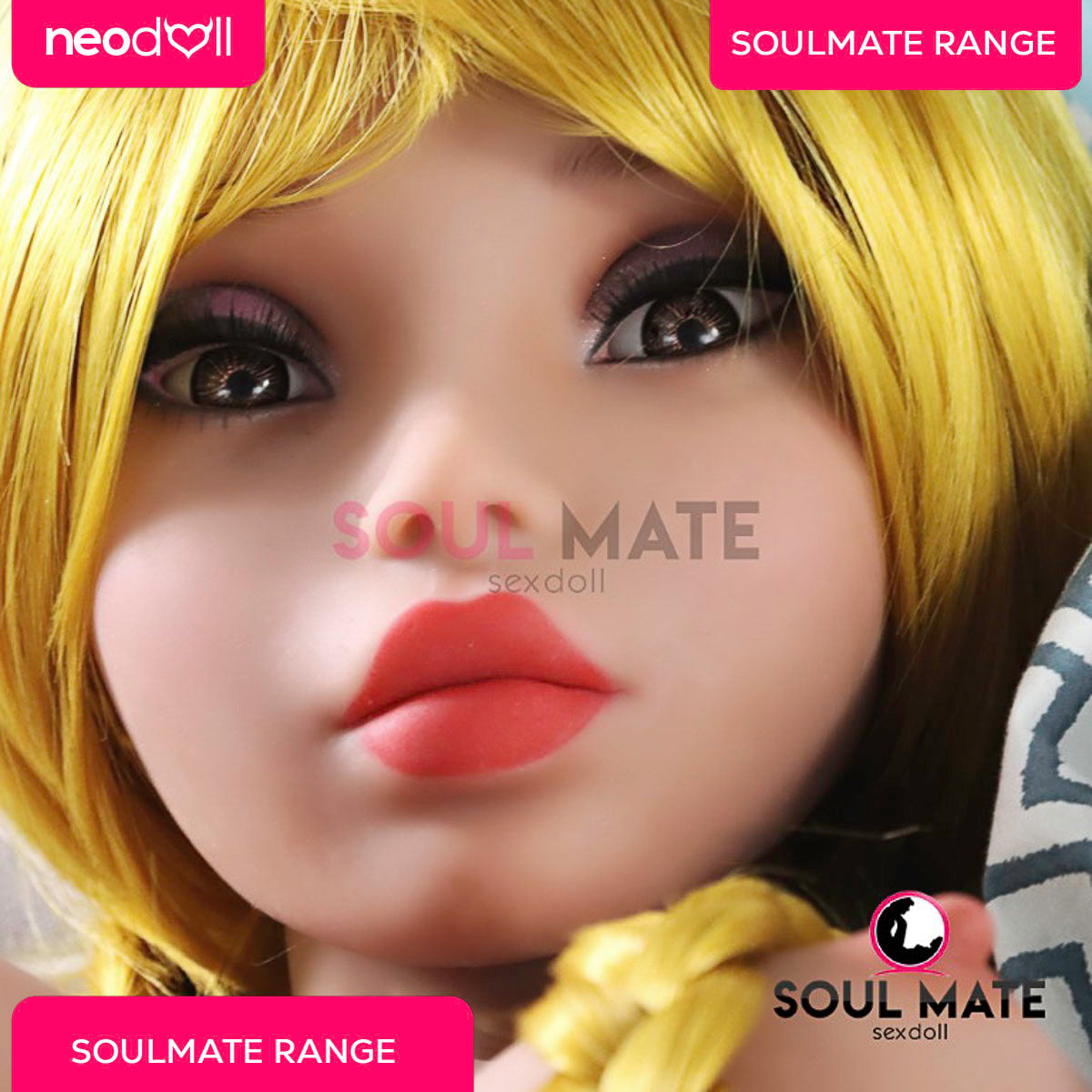SoulMate Dolls - Eden Tête avec Torse de Poupée Sexuelle - Brun Clair
