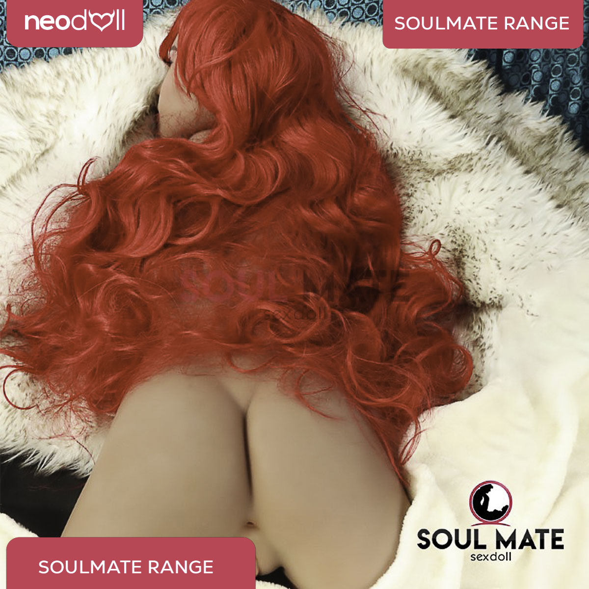 SoulMate Dolls - Lauren Tête avec Torse de Poupée Sexuelle - Brun Clair
