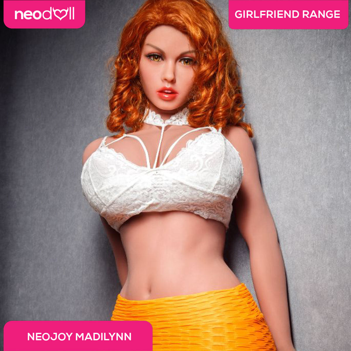Neodoll Girlfriend Madilynn - Poupée de Sexe Réaliste - Gros Corps - 162cm - Bronzer