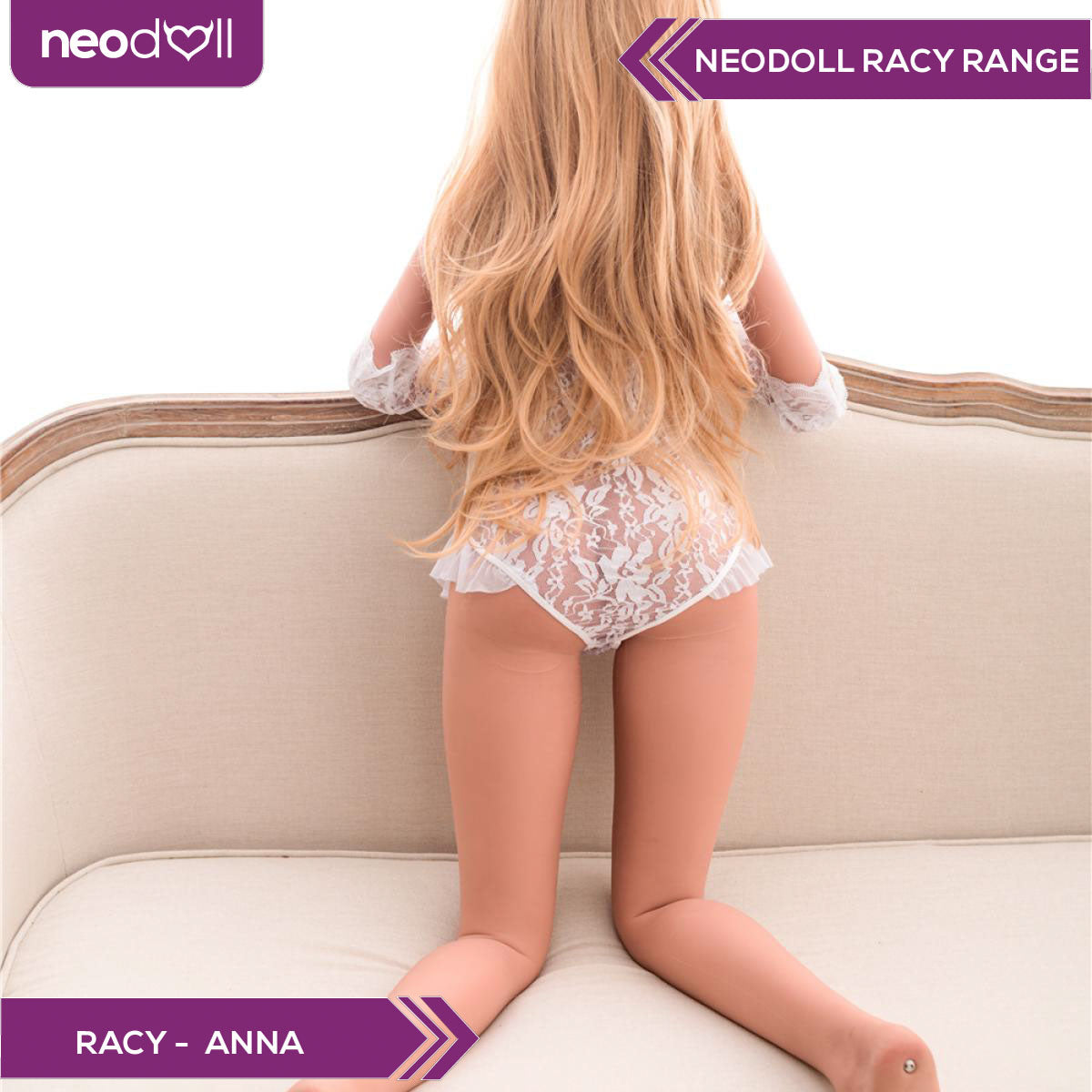 Neodoll Racy Anna - Poupée de Sexe Réaliste - 155cm - Brun