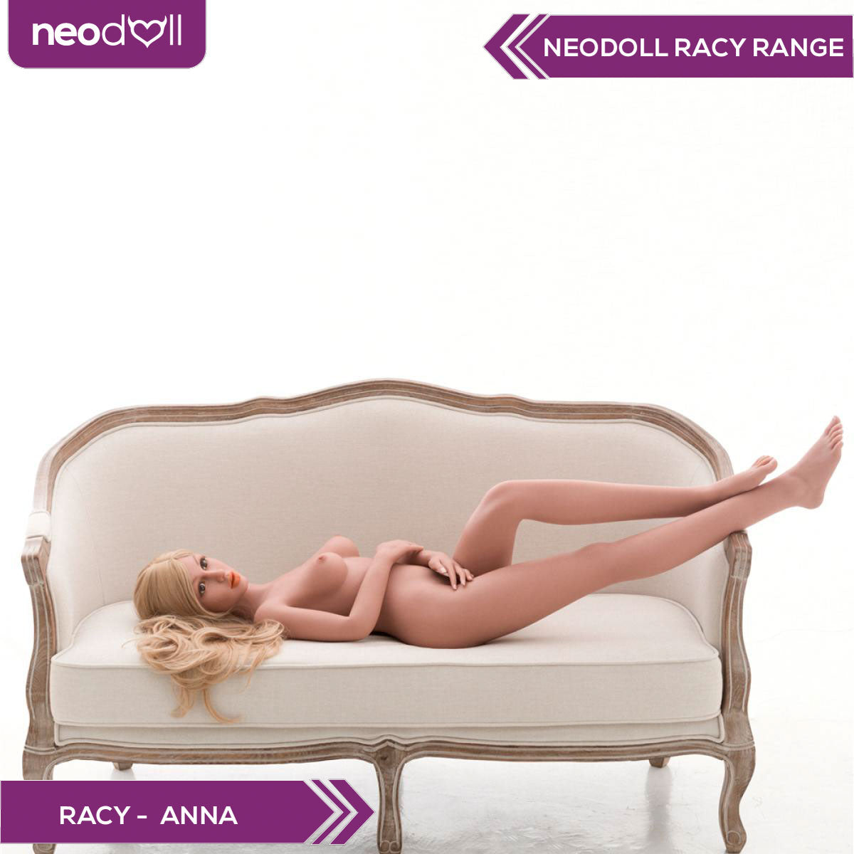 Neodoll Racy Anna - Poupée de Sexe Réaliste - 155cm - Brun