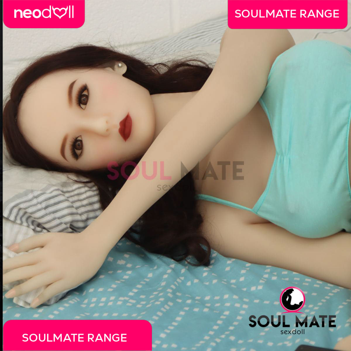 SoulMate - Emersyn - Poupée de Sexe Réaliste - 163cm - Blanche