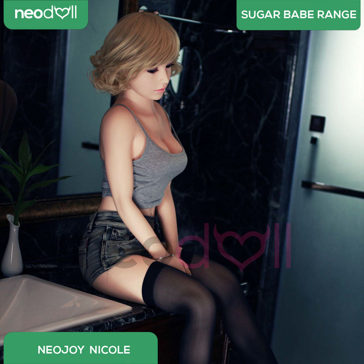 Neodoll Sugar Babe - Nicole - Poupée de Sexe Réaliste - 160cm - Naturel
