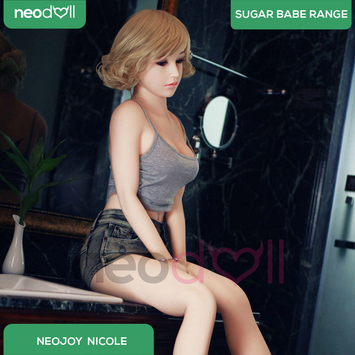 Neodoll Sugar Babe - Nicole - Poupée de Sexe Réaliste - 160cm - Naturel